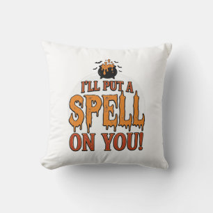 Ik Zal Een Spreuk Over Je Uitspreken Halloween Ket Kussen