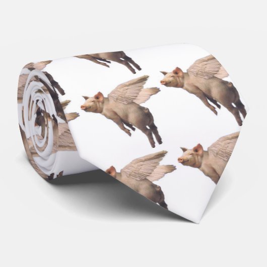 Ik zal een stropdas draag als varkens vliegen (Opgerold)