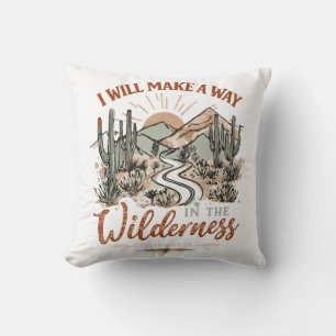 Ik zal een weg maken in de wildernis kussen