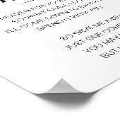 Ik zal er een herdenkingsbruiloft zijn poster (Hoek)