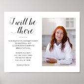 Ik zal er foto Memorial Seat Baby shower Poster (Voorkant)