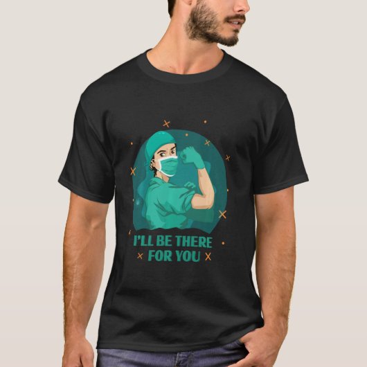 Ik zal er zijn voor je dokter Rosie Mas. T-shirt (Voorkant)