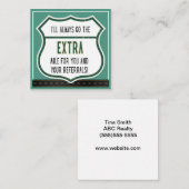 Ik zal extra chili voor uw Pop van Verwijzingen do Notitiekaartje (Voorkant / Achterkant)