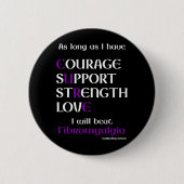 Ik zal Fibro Pinback Button verslaan (Voorkant)