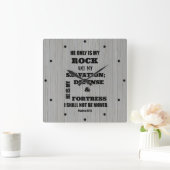 Ik zal geen Bijbelverversie verplaatsen Vierkante Klok (Huis)