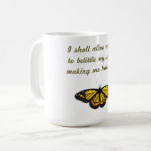 Ik zal geen Man toestaan Koffiemok (Voorkant links)