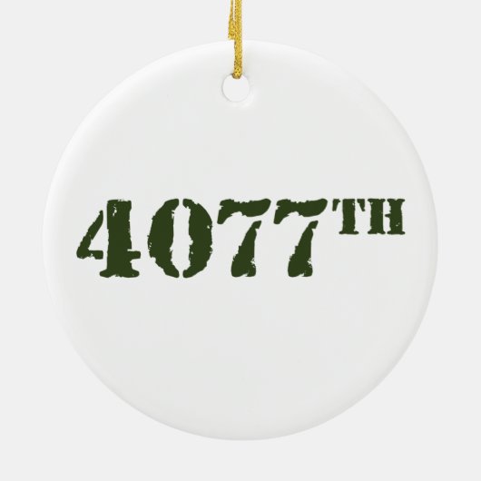 Ik zal geen Pistool dragen Keramisch Ornament (Achterkant)