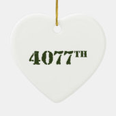 Ik zal geen Pistool dragen Keramisch Ornament (Achterkant)