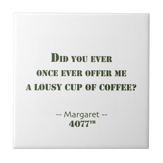 Ik zal geen Pistool dragen Tegeltje (Voorkant)