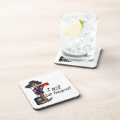 Ik zal gehoord worden bier onderzetter (Rechterzijde)