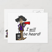 Ik zal gehoord worden briefkaart (Voorkant / Achterkant)