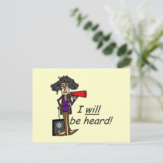 Ik zal gehoord worden briefkaart (Staand voorkant)