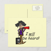 Ik zal gehoord worden briefkaart (Voorkant / Achterkant)