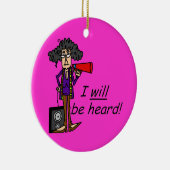 Ik zal gehoord worden keramisch ornament (Rechts)