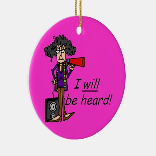 Ik zal gehoord worden keramisch ornament (Rechts)