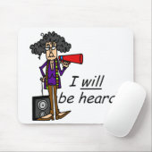 Ik zal gehoord worden muismat (Met muis)