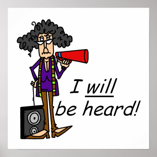 Ik zal gehoord worden poster (Voorkant)