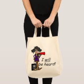 Ik zal gehoord worden tote bag (Voorkant (product))