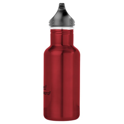 Ik zal gehoord worden waterfles  (Rechts)