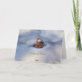 Ik zal Gnoom voor Kerstmis zijn Feestdagen Kaart (Achterkant)