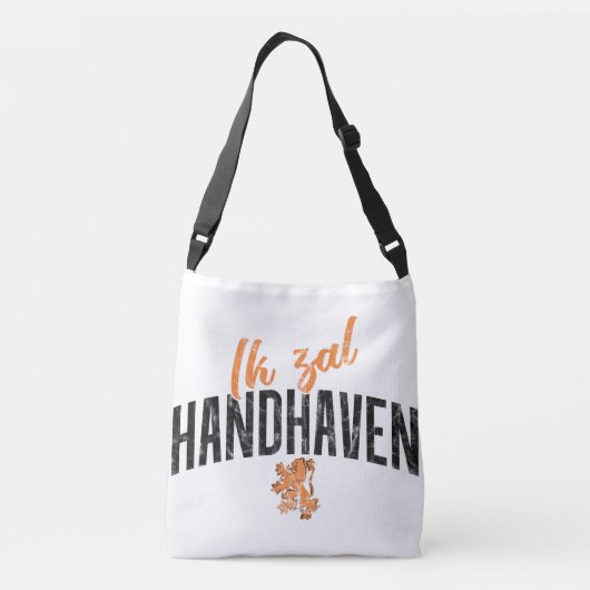 Ik zal Handhaven Dutch Motto Bag Crossbody Tas (Achterkant)
