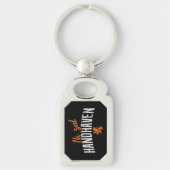 Ik zal Handhaven Dutch Motto Keyring Sleutelhanger (Voorkant)
