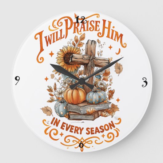 Ik zal hem prijzen... grote klok (Voorkant)