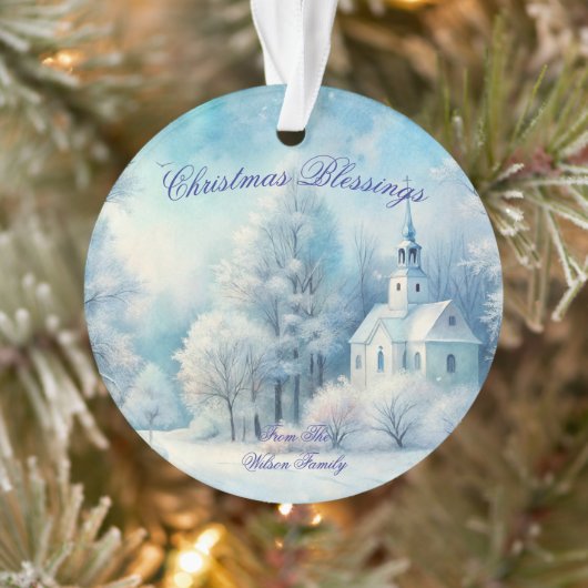 Ik zal Hem prijzen in elke kersttijd Ornament (Boom)