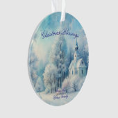 Ik zal Hem prijzen in elke kersttijd Ornament (voorkant)