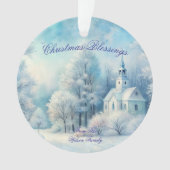 Ik zal Hem prijzen in elke kersttijd Ornament (voorkant)