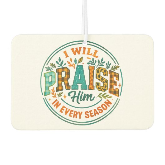 Ik zal hem prijzen... luchtverfrisser (Voorkant)