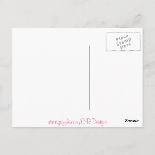 Ik zal hem prijzen met dans briefkaart (Achterkant)