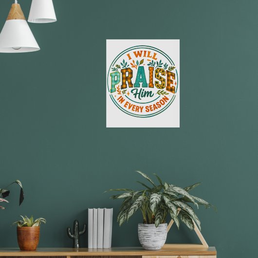 Ik zal hem prijzen... poster (Woonkamer 1)