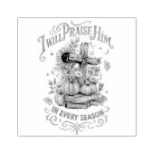 Ik zal hem prijzen... rubberstempel (Afrduk)