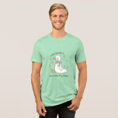 Ik zal het eerst huilend behandelen Tri-Blend shirt (Voorkant volledig)