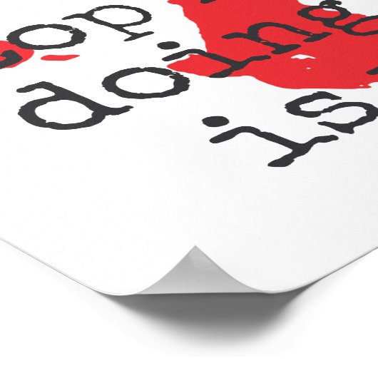 Ik zal het gebrek aan vrijheid - Inspirerend Poster (Hoek)