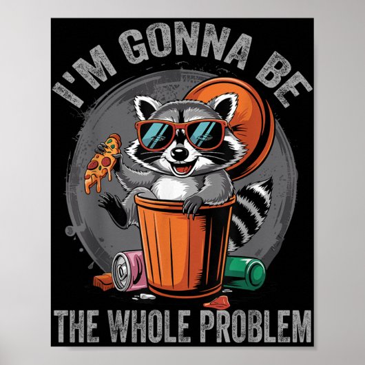 Ik zal het hele probleem wasbeer zijn poster (Voorkant)