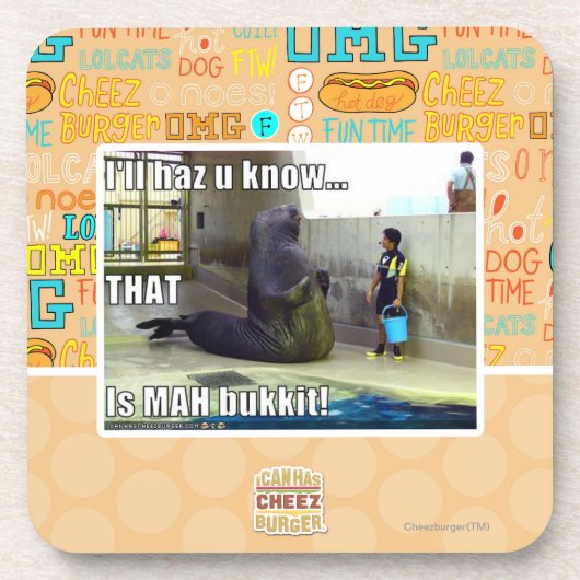 Ik zal het je laten weten bier onderzetter (Voorkant)