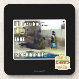 Ik zal het je laten weten bier onderzetter