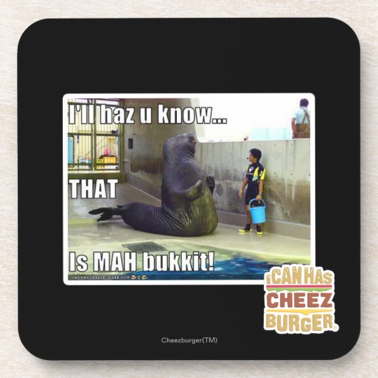 Ik zal het je laten weten bier onderzetter (Voorkant)