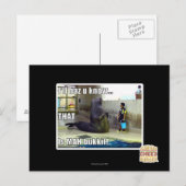 Ik zal het je laten weten briefkaart (Voorkant / Achterkant)