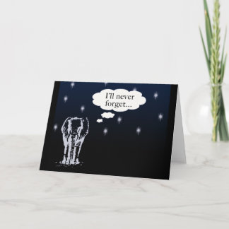 Ik zal het nooit vergeten... kaart