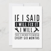 Ik zal het oplossen bedankkaart (Voorkant)