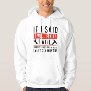 Ik zal het oplossen hoodie