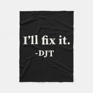 Ik zal het oplossen Trump 2024 Win Victory Winner  Fleece Deken