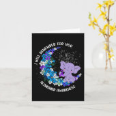 Ik zal het voor je onthouden Alzheimer Awareness E Kaart (Gele Bloem)