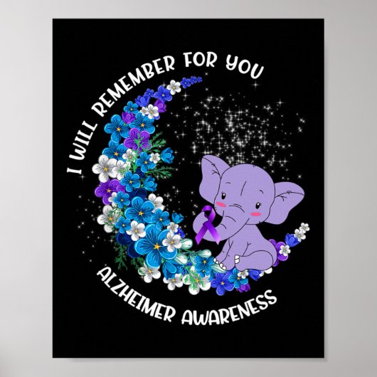 Ik zal het voor je onthouden Alzheimer Awareness E Poster (Voorkant)