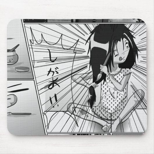 Ik zal het zelf kleuren! ...NOOOOO! Muismat (Voorkant)