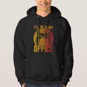 Ik zal in mijn Kantoor auto-mechanica zitten Hoodie