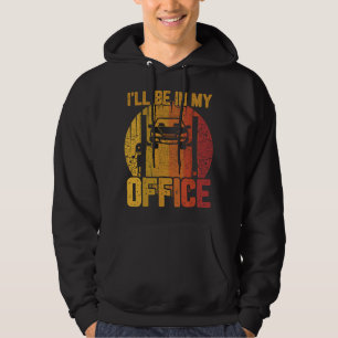 Ik zal in mijn kantoor zijn Garage Automechaniek Hoodie